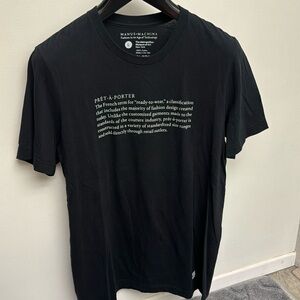 The Met Pret-A-Porter black cotton tshirt never worn